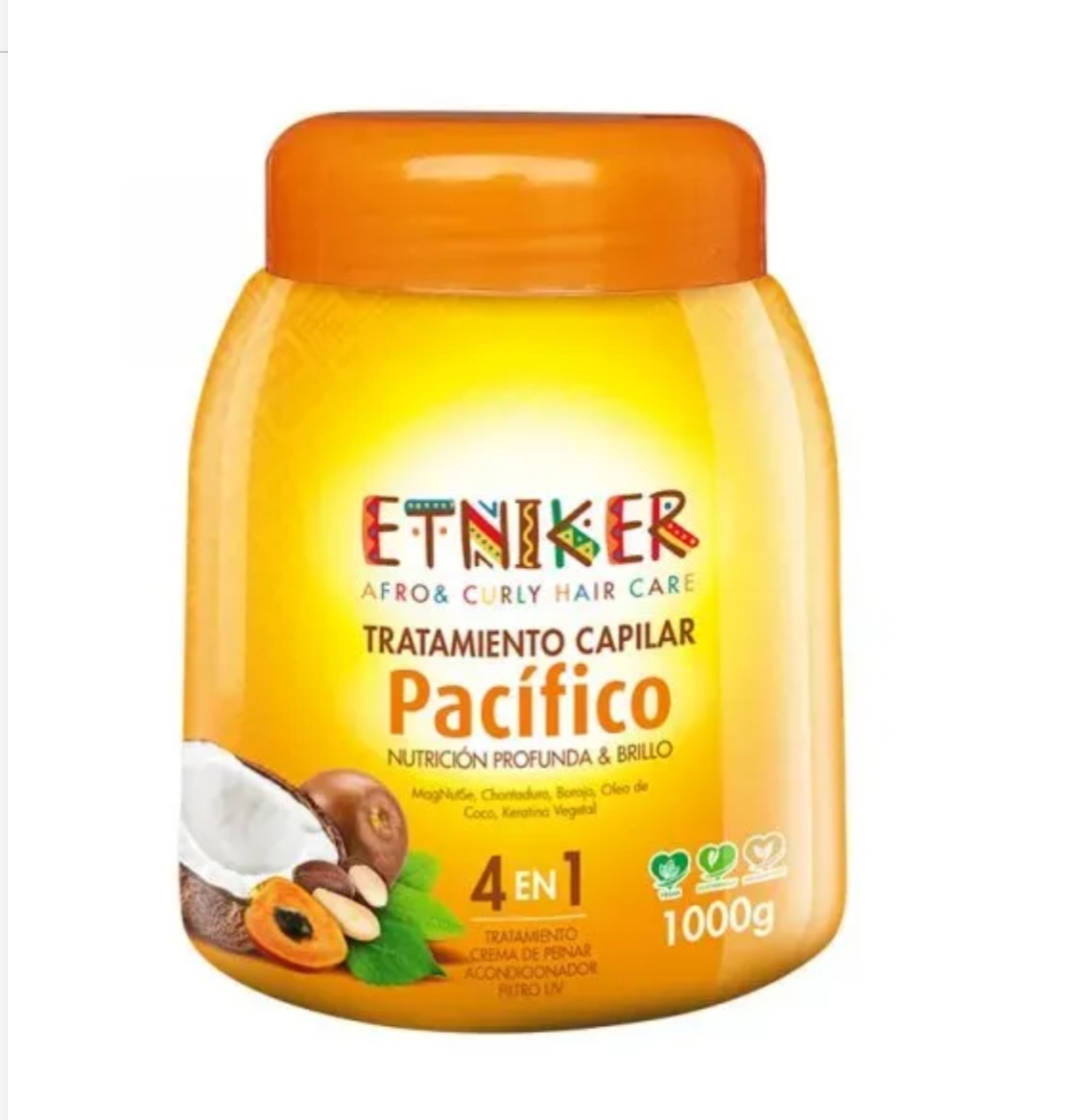 TRATAMIENTO CAPILAR PACÍFICO X1000ML ETNIKER 1