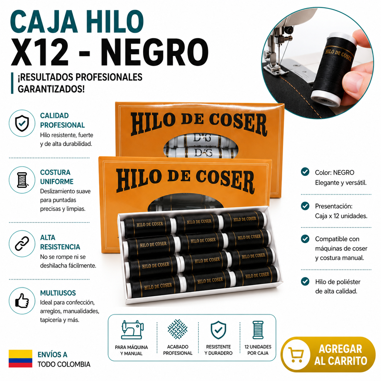 CAJA HILO X12 