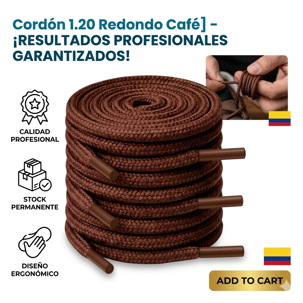 CORDON 1.20 REDONDO GRUESA X144 PARES 1