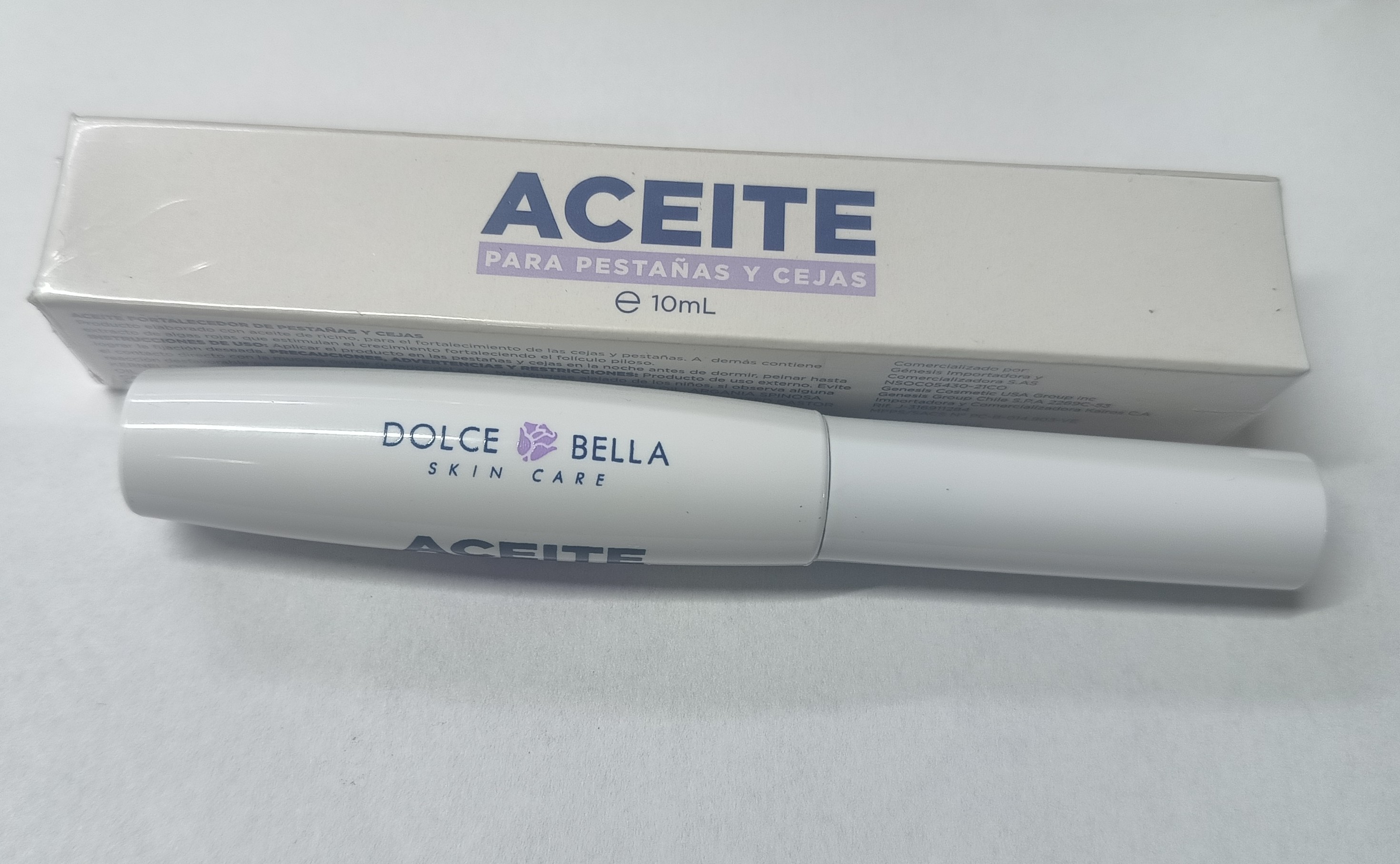 Aceite para pestaña y cejas dolce bella 1