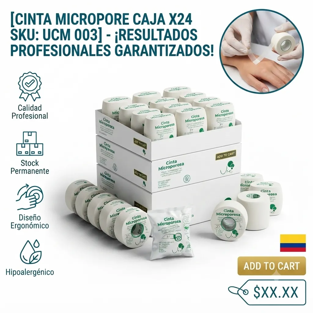CINTA MICROPORE CAJA X24 1