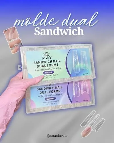 UÑA SANDWICH NAIL DUAL FORMS 1