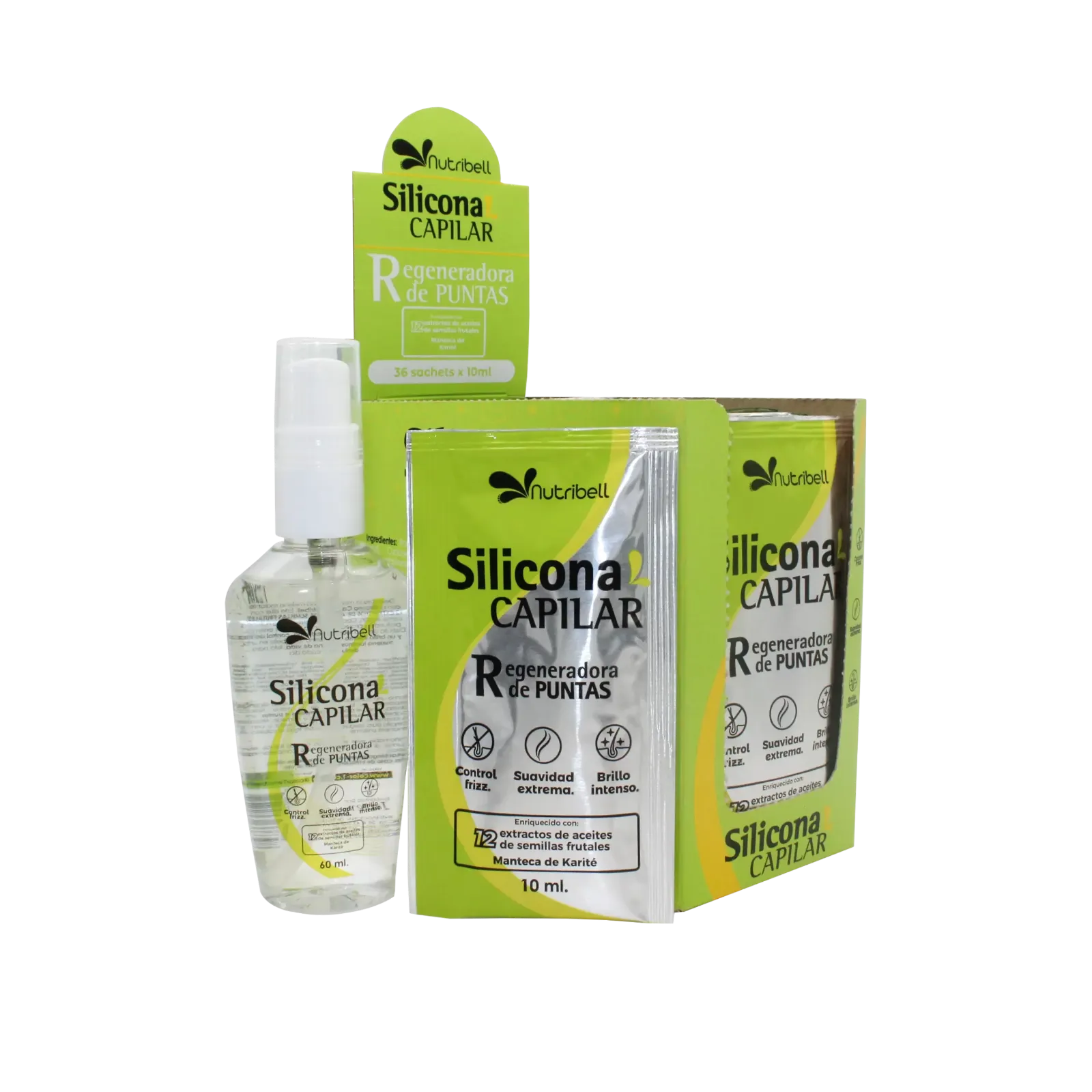 SILICONA CAPILAR NUTRIBELL X60ML 1