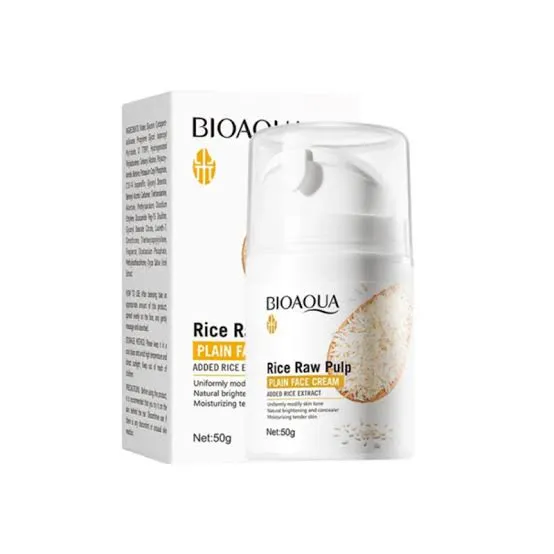 CREMA FACIAL DE ARROZ CON DISPEN SADOR BIOAQUA 1