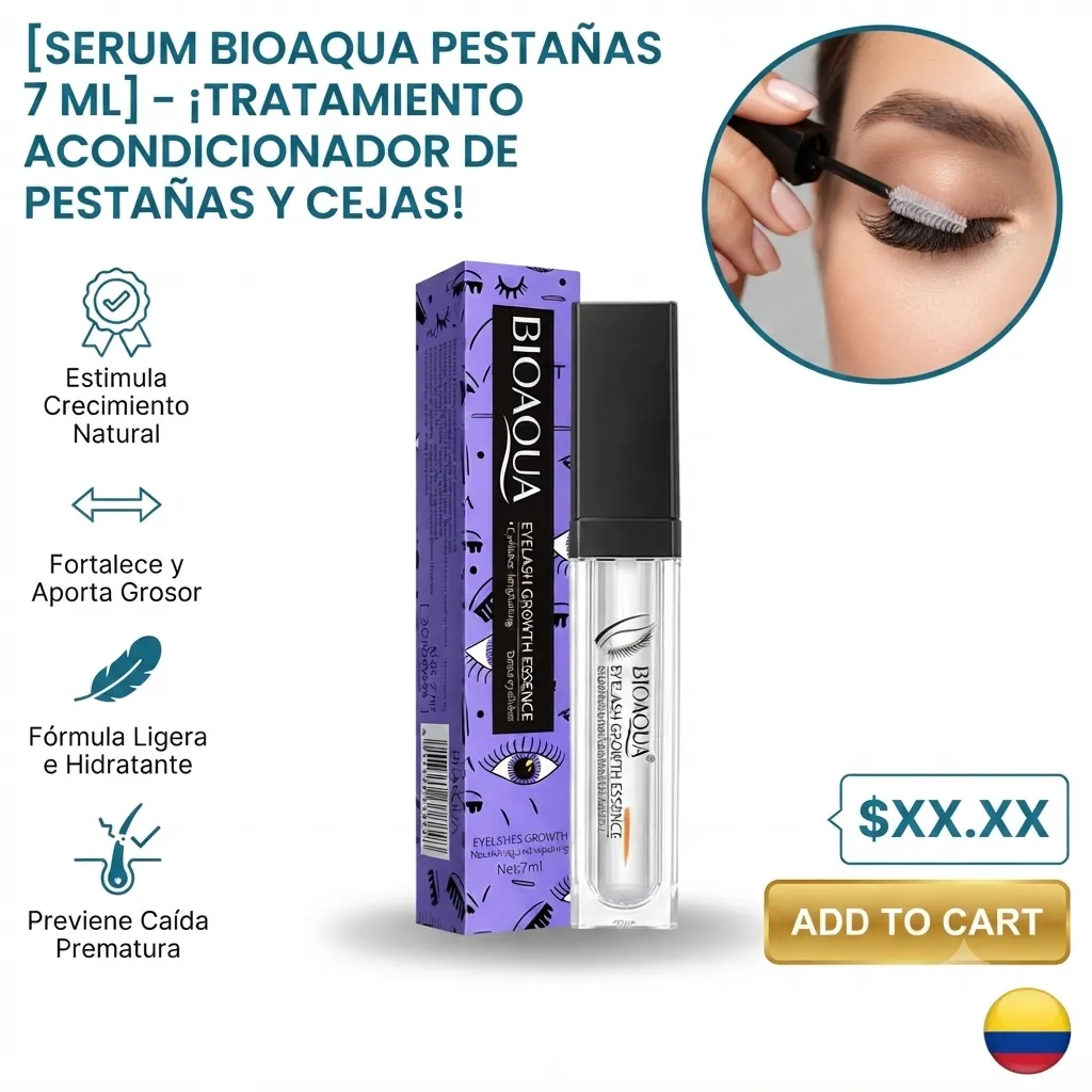 SERUM CRESIMIENTO DE PESTAÑAS BIOQUA X7 ML 1