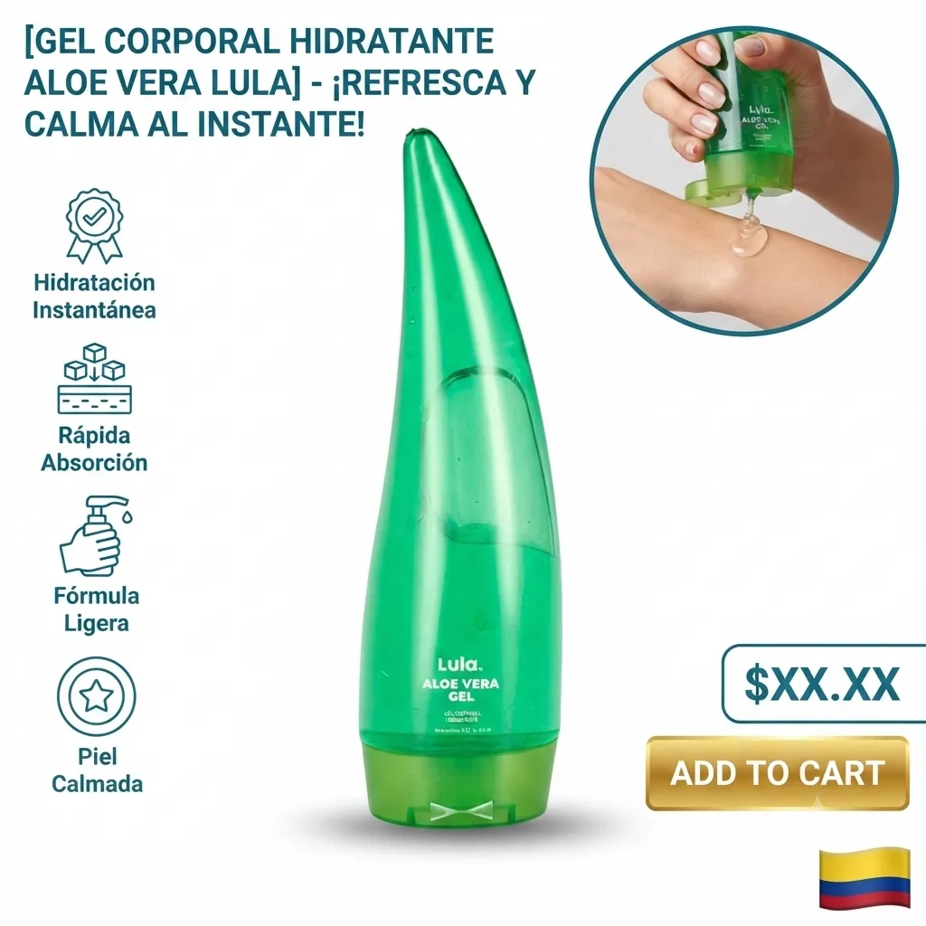 GEL CORPORAL HIDRATANTE ALOE VERA LULA ATENEA 1