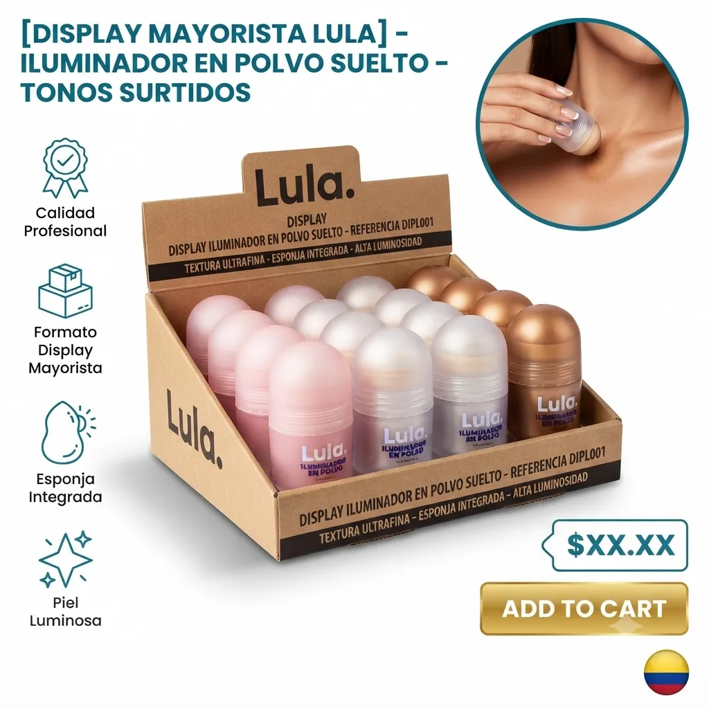 DISPLAY ILUMINADOR EN POLVO LULA ATENEA 1
