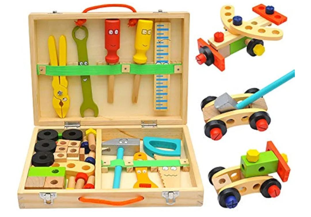 CAJA DE HERRAMIENTAS MADERA CARROS 1