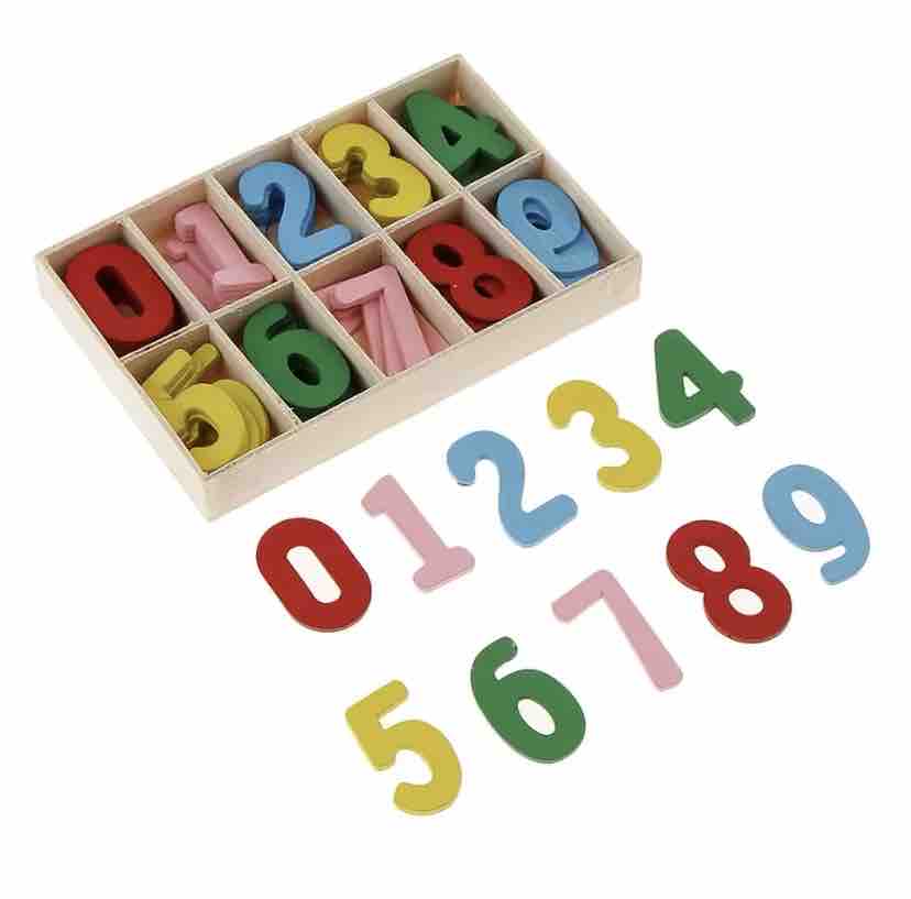 CAJA MONTESSORI EN MADERA-NUMEROS PEQUEÑO *5 1