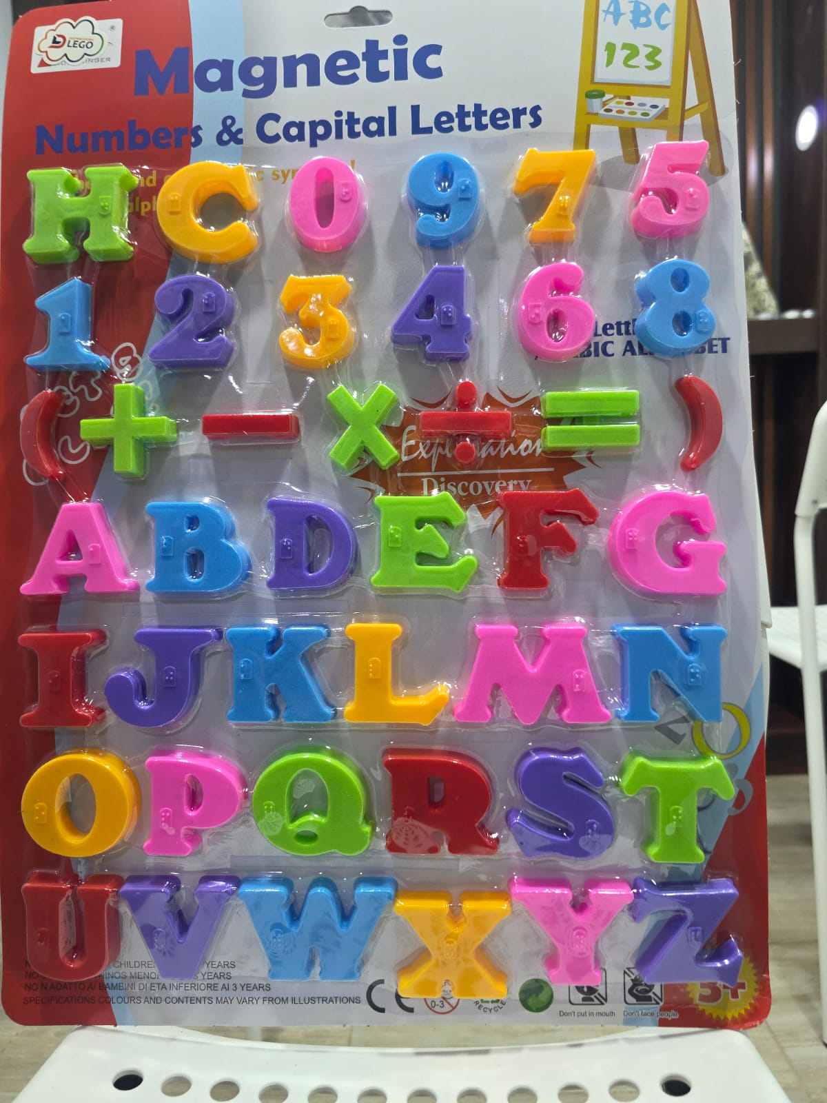 LETRAS Y NUMEROS CON IMAN  1