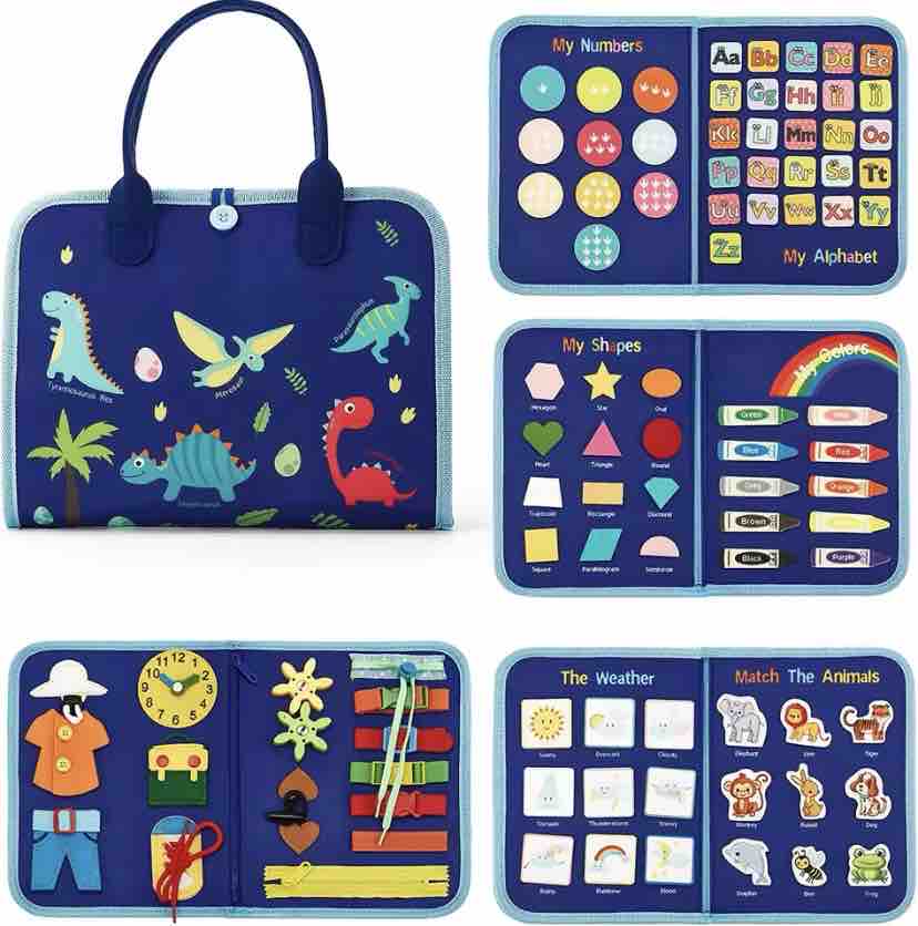 LIBRO MONTESSORI SENSORIAL 3 HOJAS DE NIÑA  1