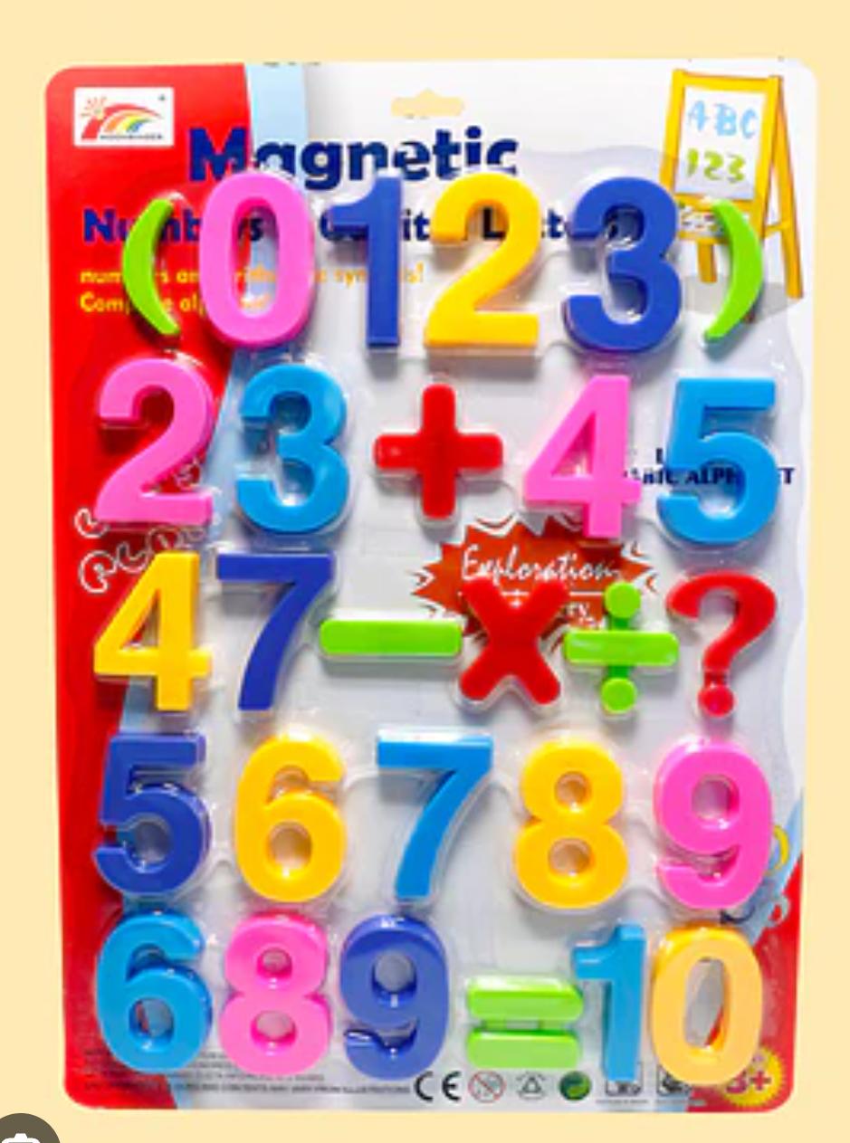 NUMEROS CON IMAN 1