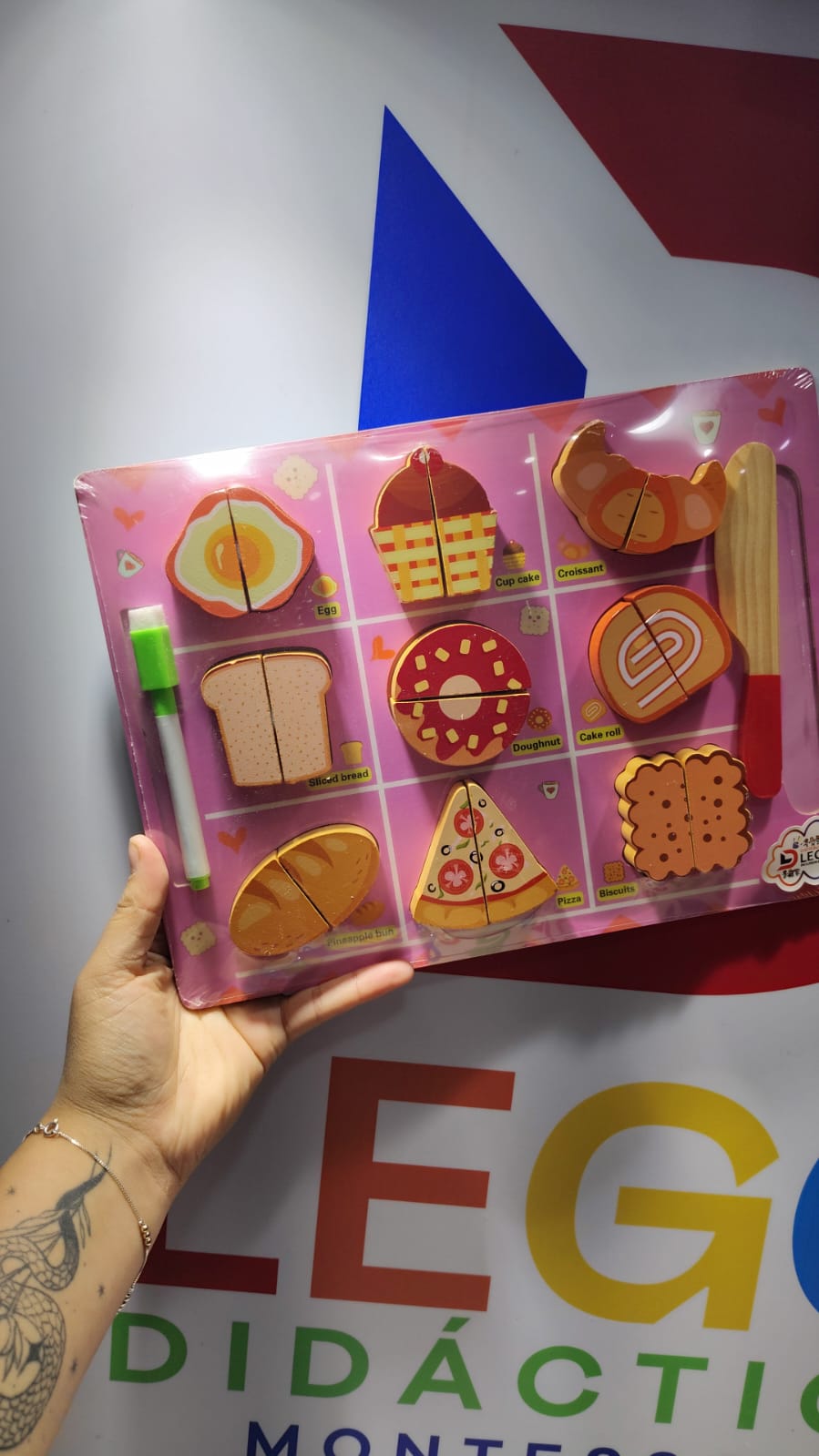 ROMPECABEZAS ALIMENTOS CON TABLERO 1