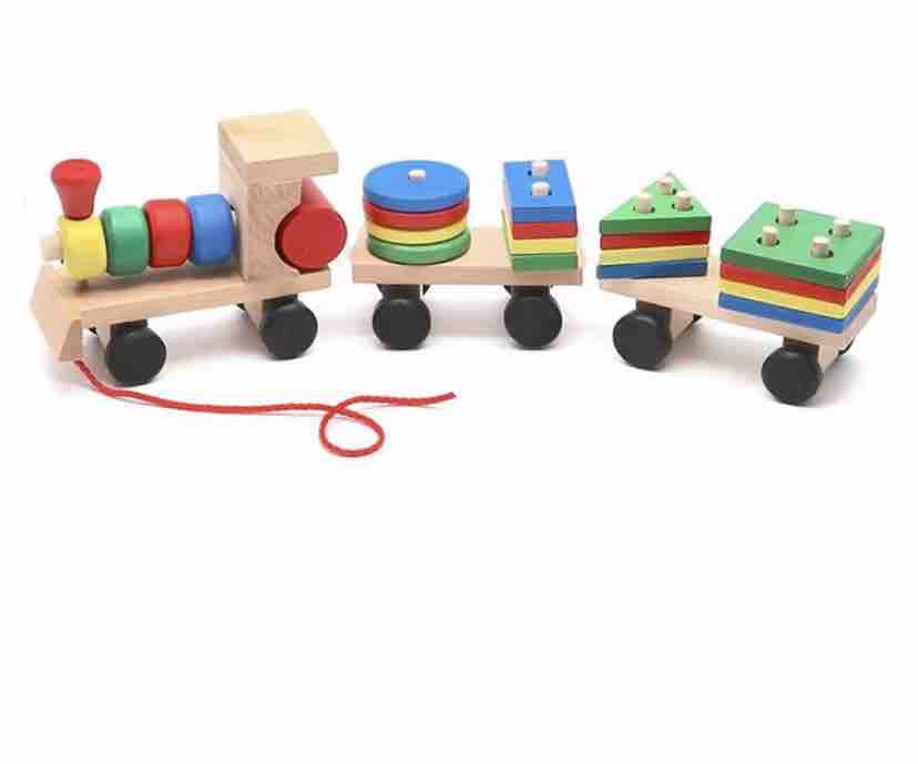TREN MONTESSORI GRANDE EN MADERA  1