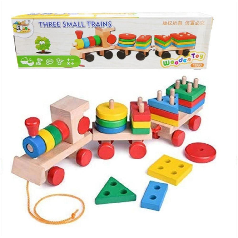 TREN EN MADERA MONTESSORI  1