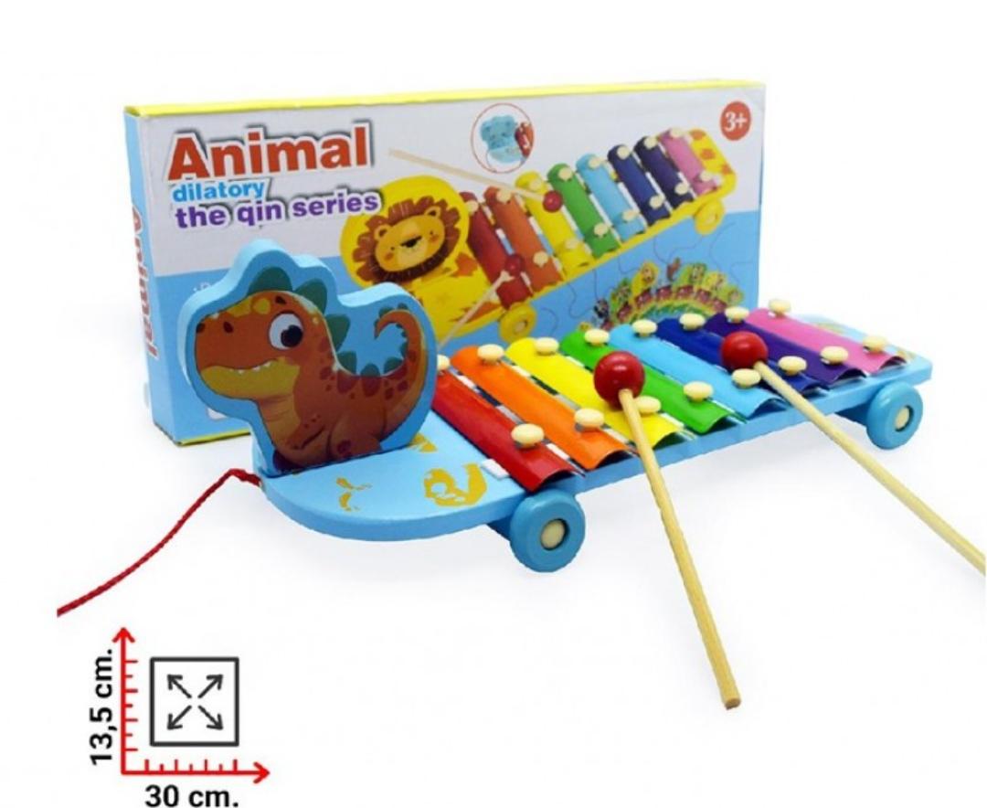 XILOFONO DE ANIMALES CON RUEDA 1