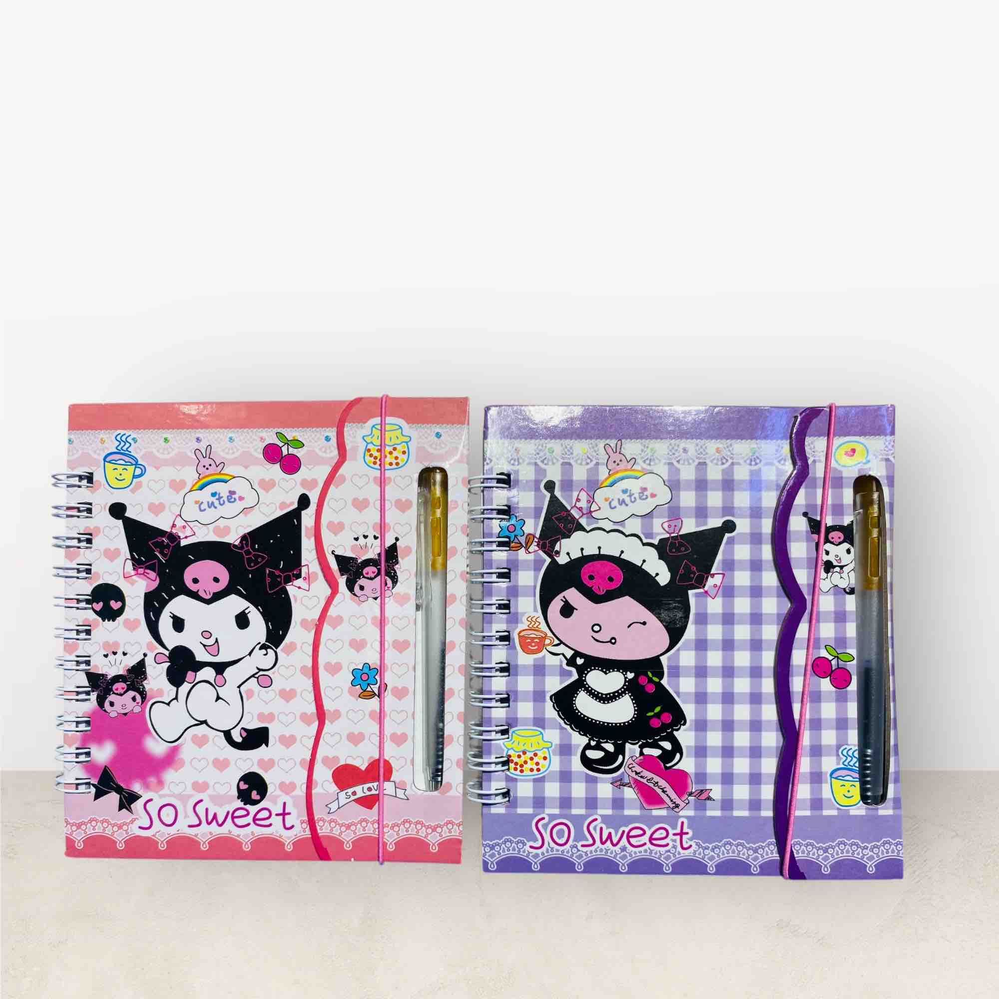 AGENDA ESFERO KUROMI CON CAUCHO  1
