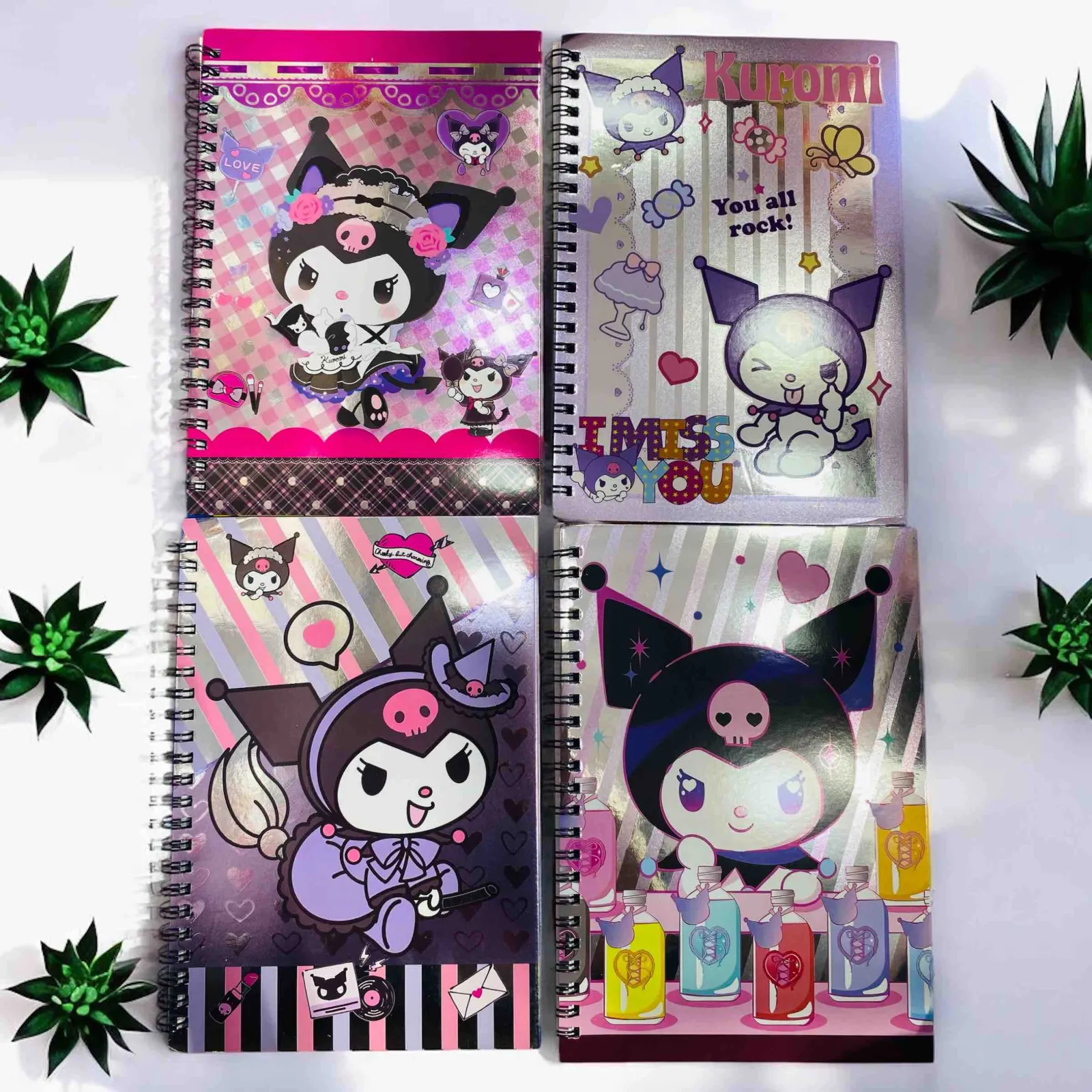 CUADERNO METALIZADO KUROMI 1