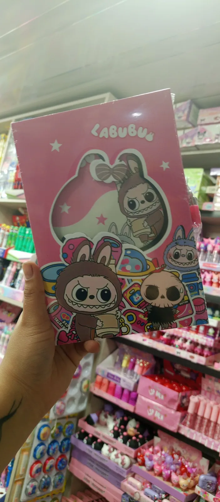 DIARIO CANDADO LABUBU 1