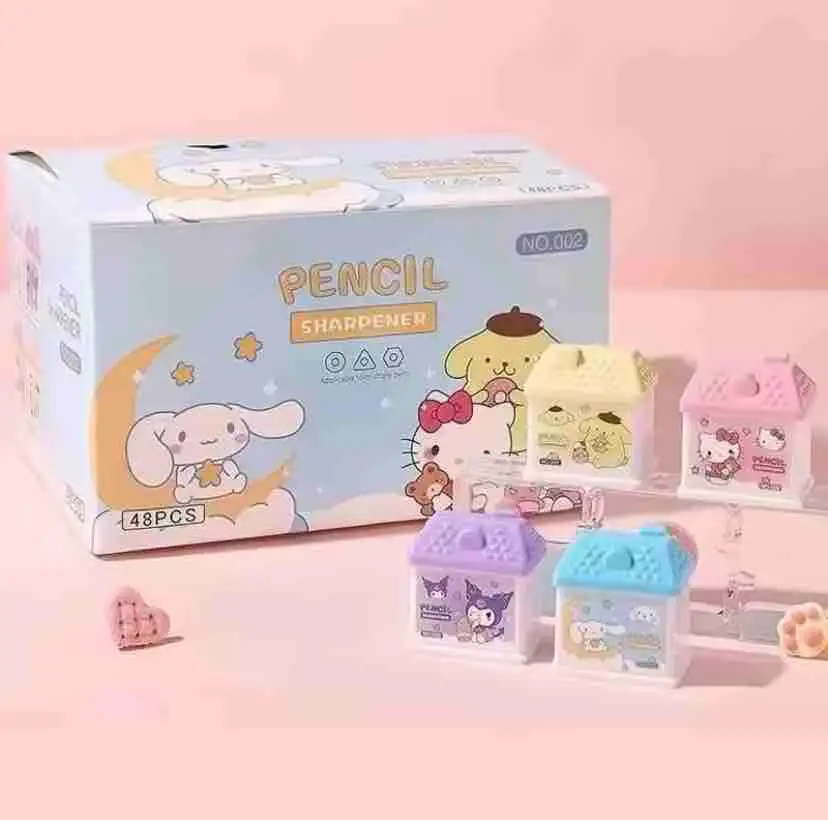TAJALAPIZ CASA SANRIO DOBLE SERVICIO CAJA*48 UND 1