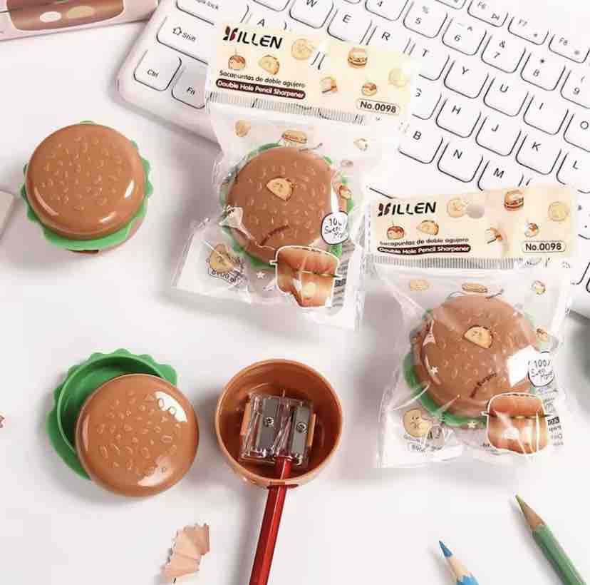 TAJALAPIZ HAMBURGUESA DOBLE SERVICIO CAJA *12 UND 1