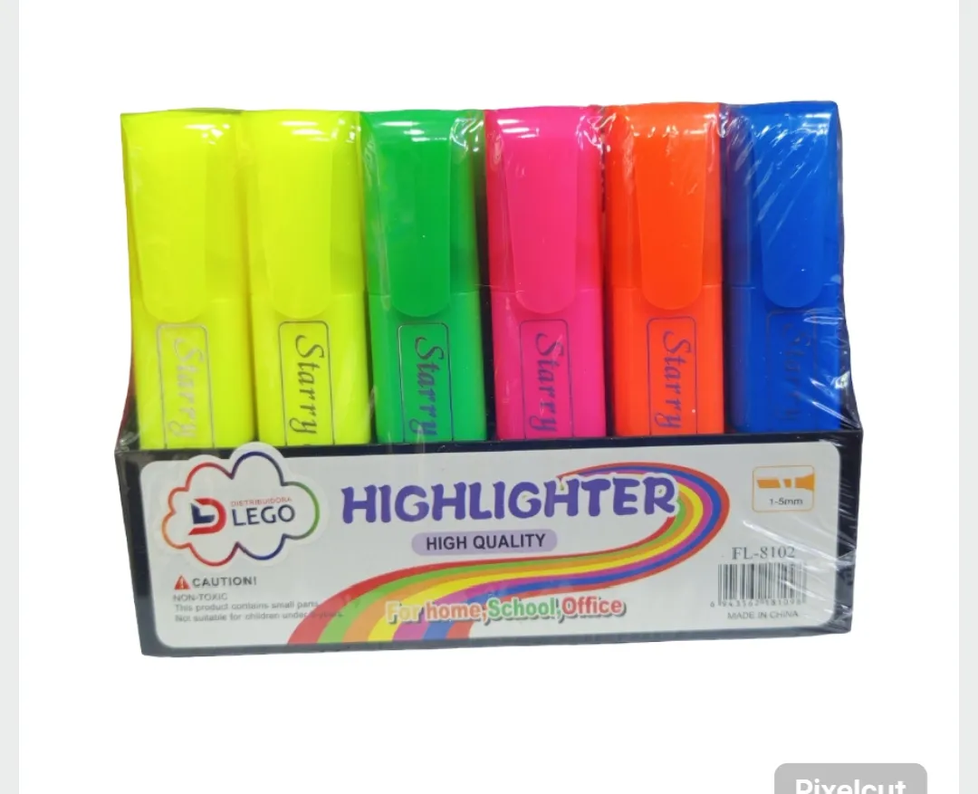 RESALTADOR NEON EN CAJA  1