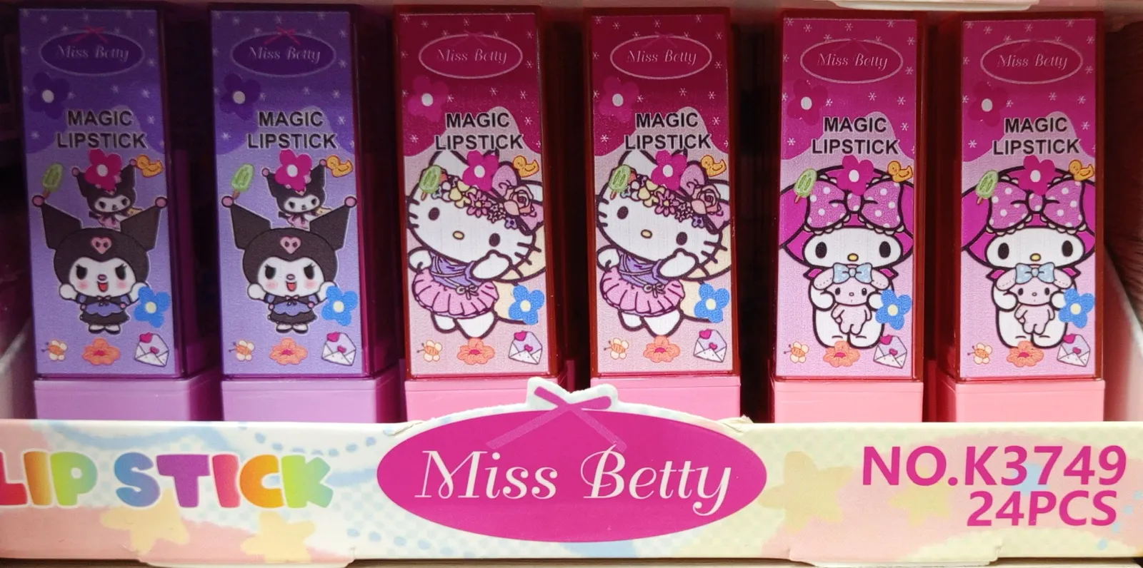 BRILLO LABIAL KITTY KUROMI 1