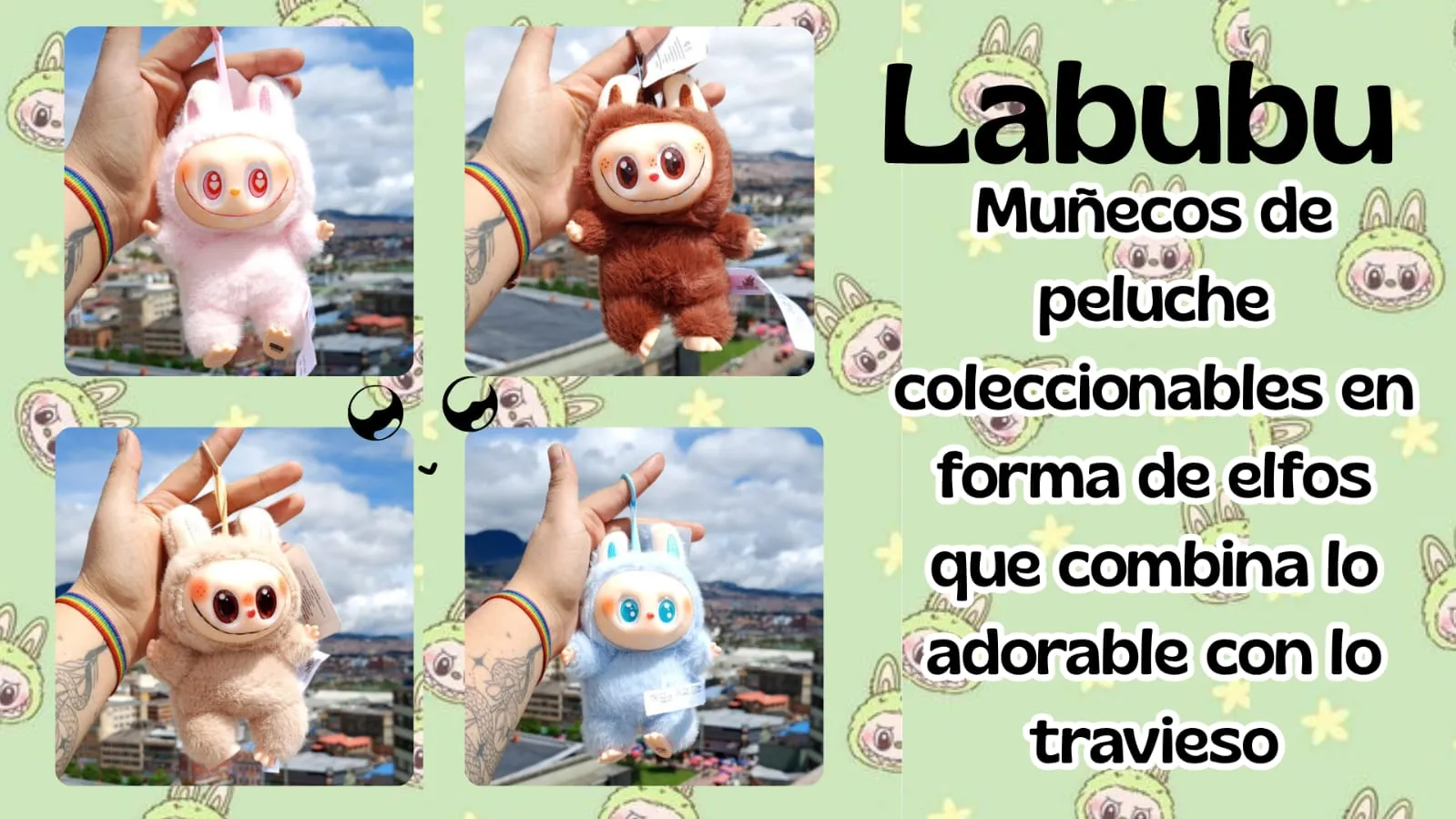 LABUBU PARADA Y SENTADA X4 1
