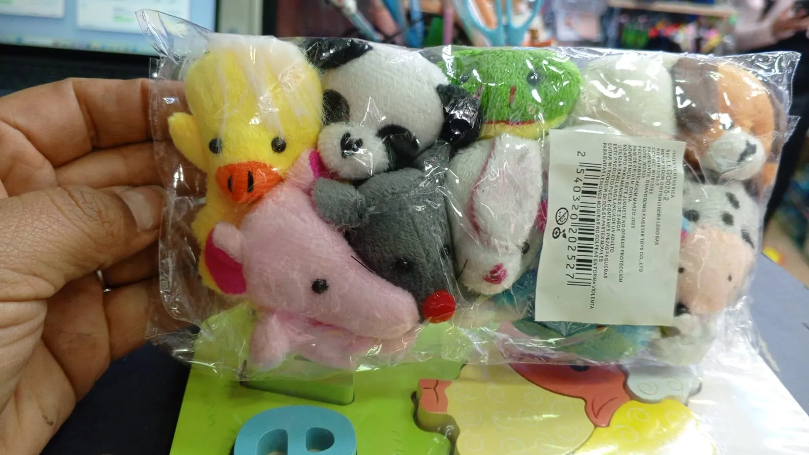 TITERES DE DEDO ANIMALES 1