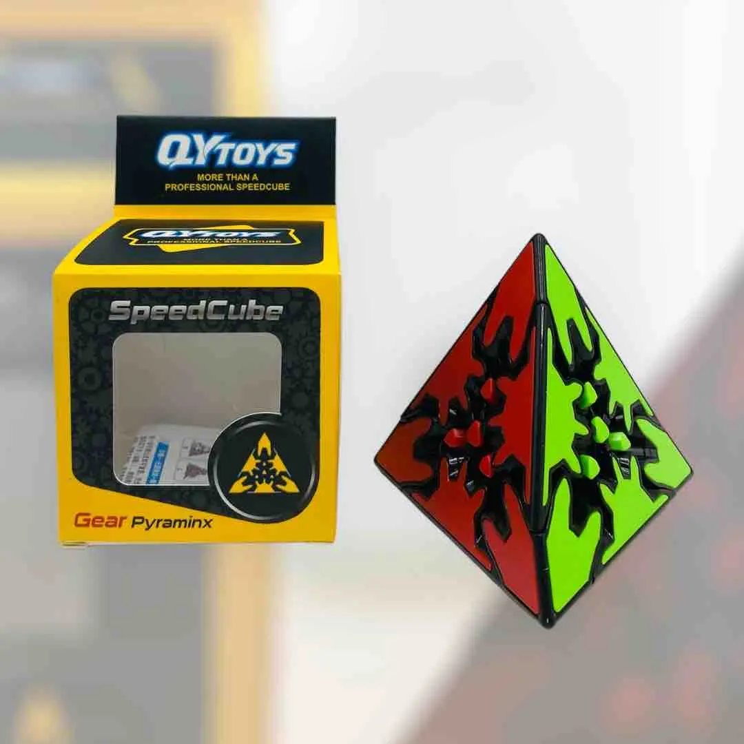 QY Speed Cube GEAR PYRAMIX ENGRANAJE 8.5 cm 1