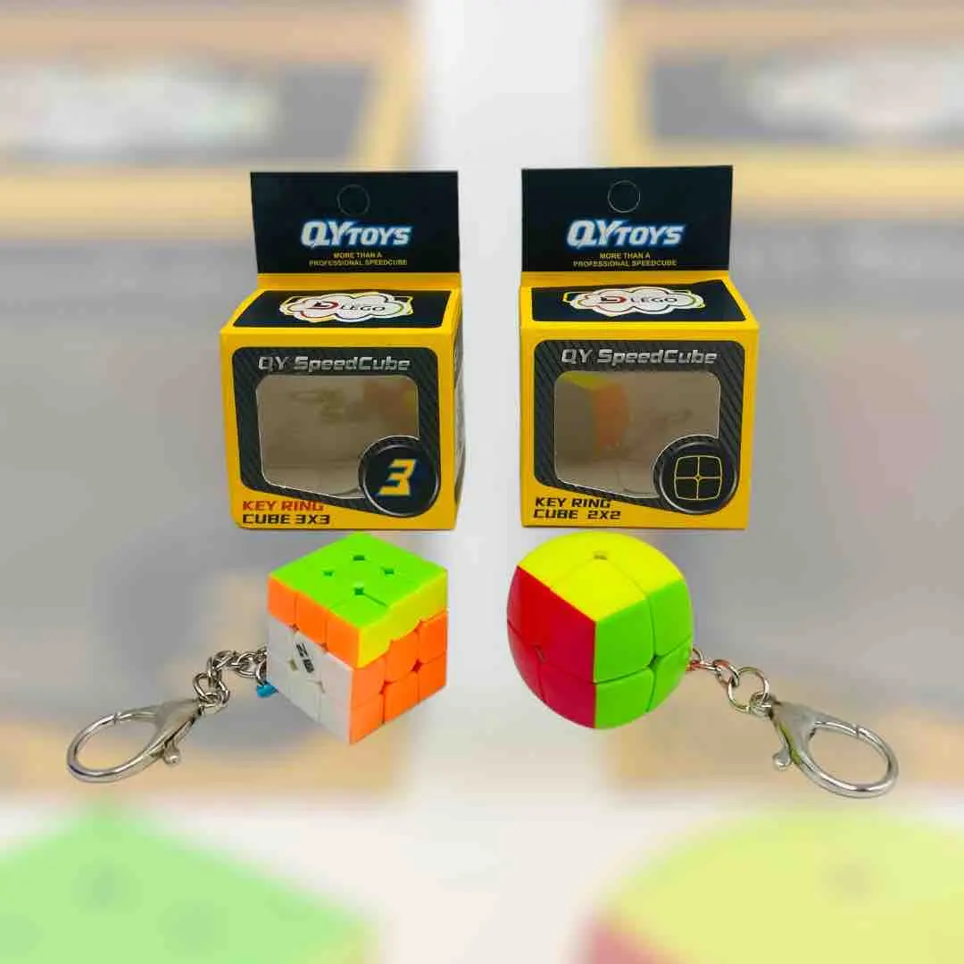 QY Speed Cube KEY RING 3X3 1