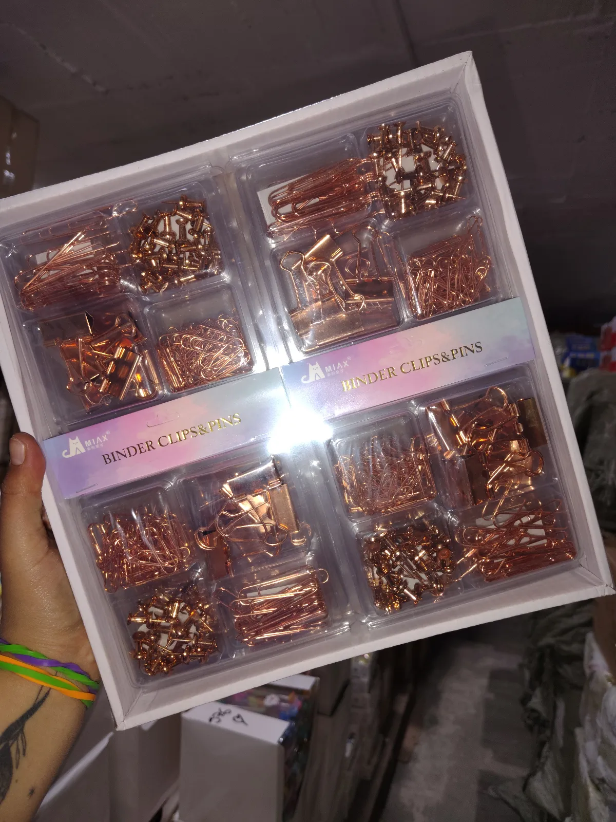 SET DE CLIPS BRONCE  1