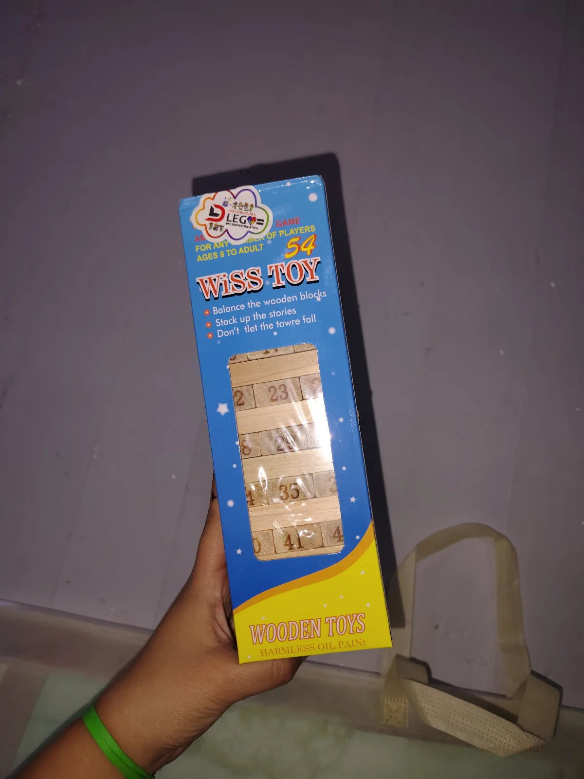 JENGA CAJA AZUL NÚMEROS  1