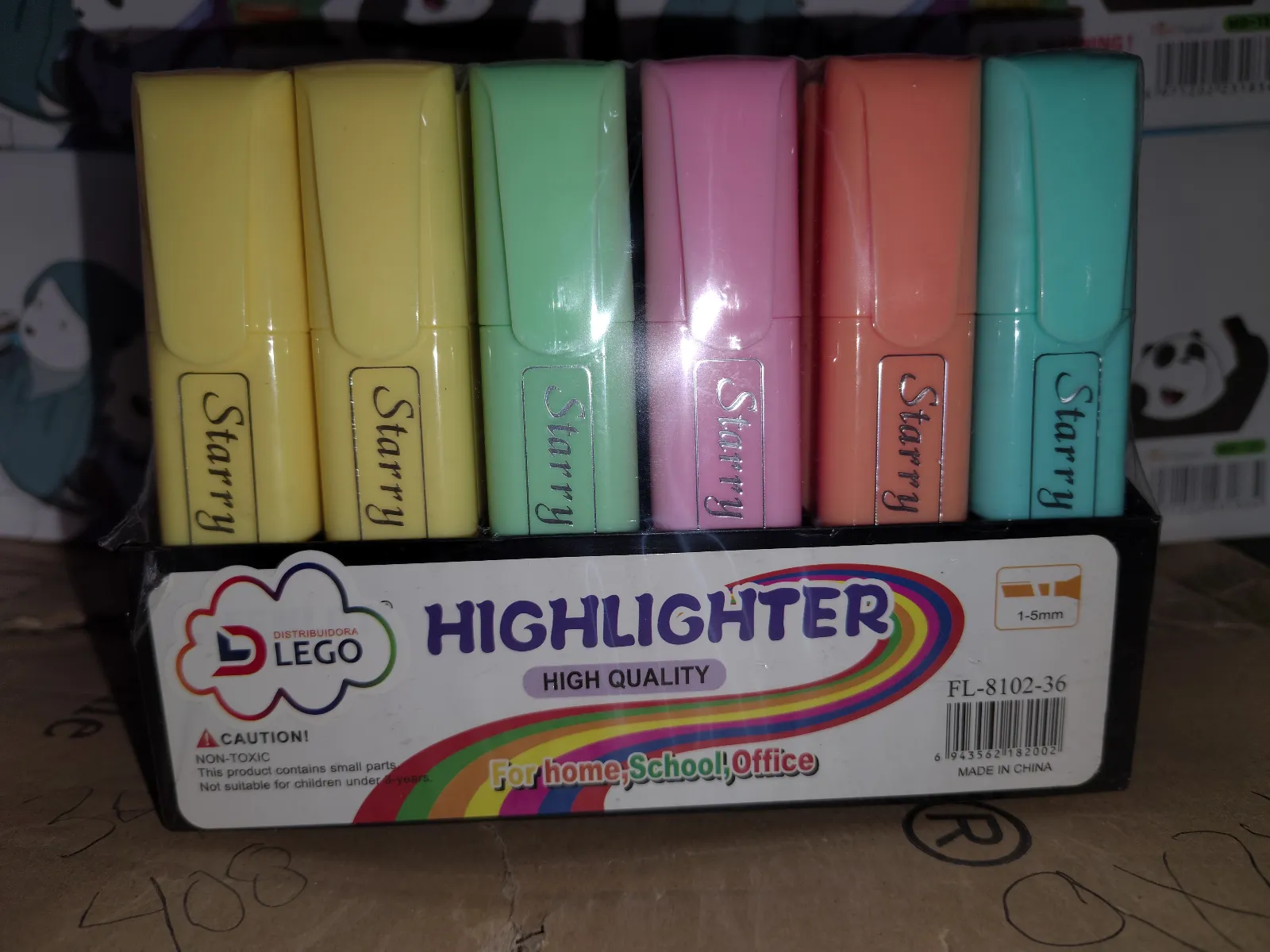 RESALTADOR PASTEL  1