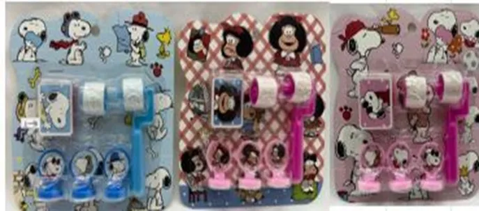 SET ESCOLAR SNOOPY Y MAFALDA 1