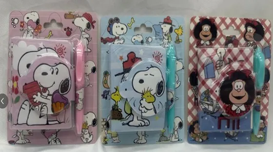 SET DE COLAR SNOOPY Y MAFALDA 1