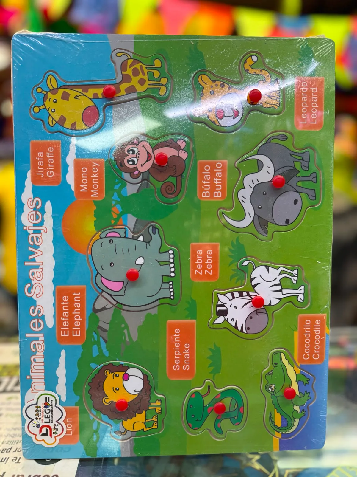 TABLA PIN DE ANIMALES/FRUTAS 1