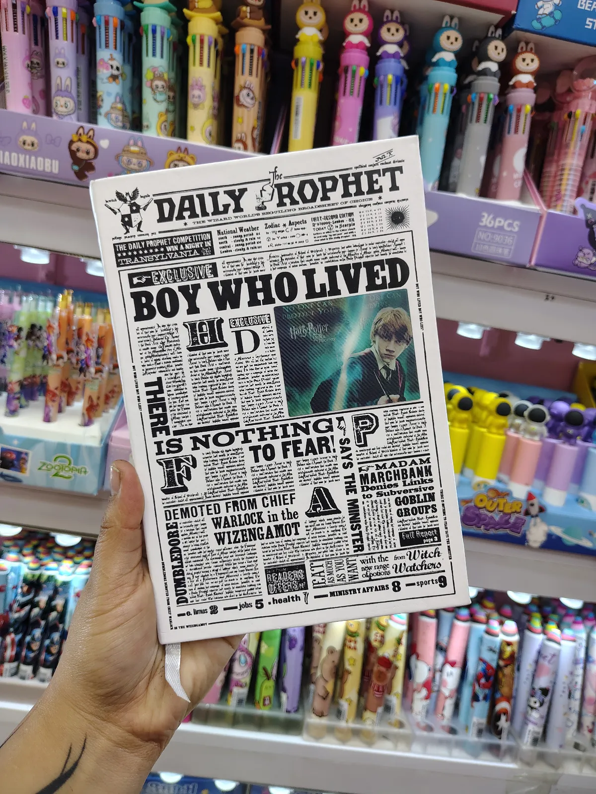 AGENDA DE HARRY POTTER PERIODICO 1