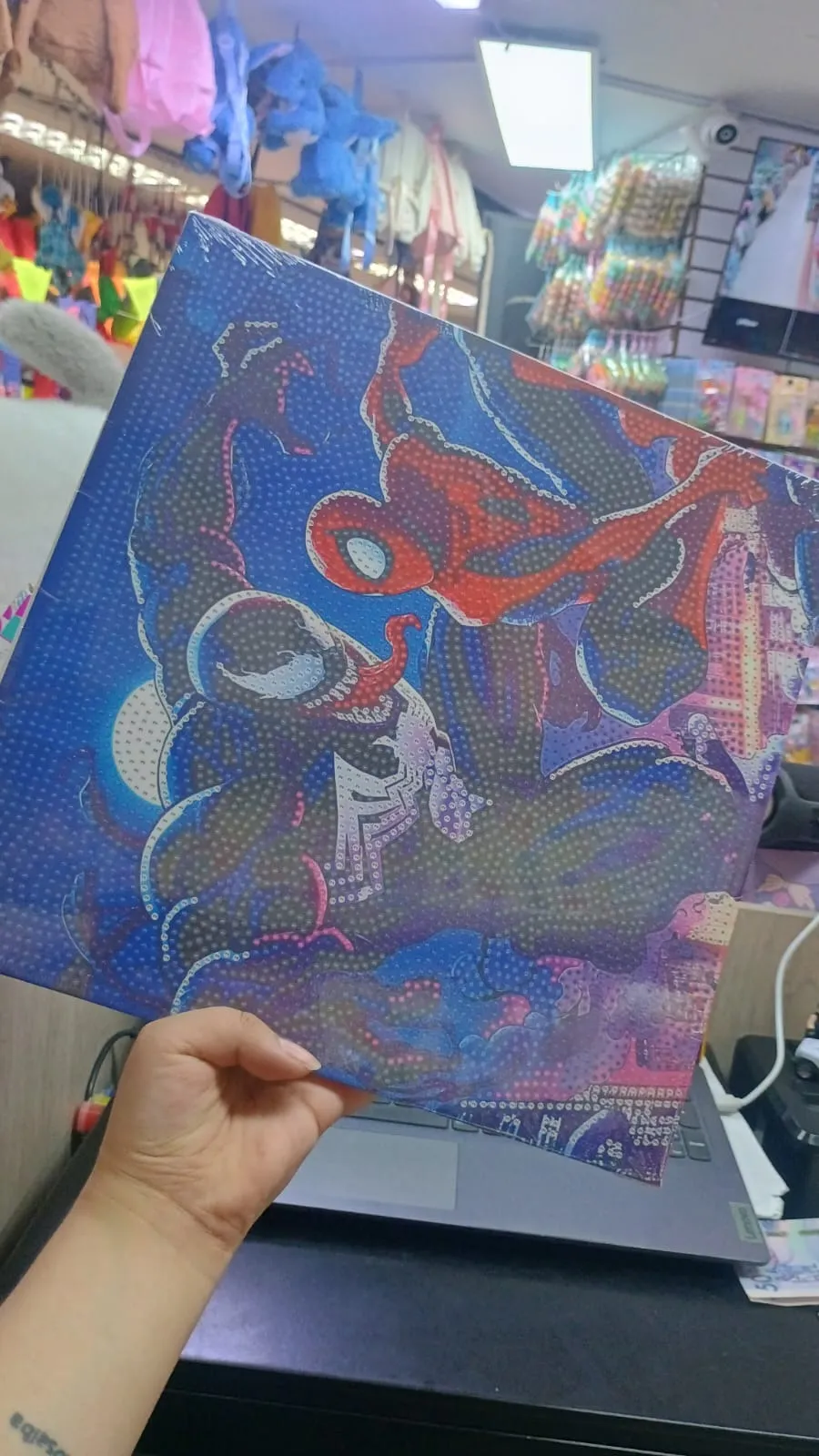 CUADRO DE DIAMANTES SPIDERMAN DOBLE  1