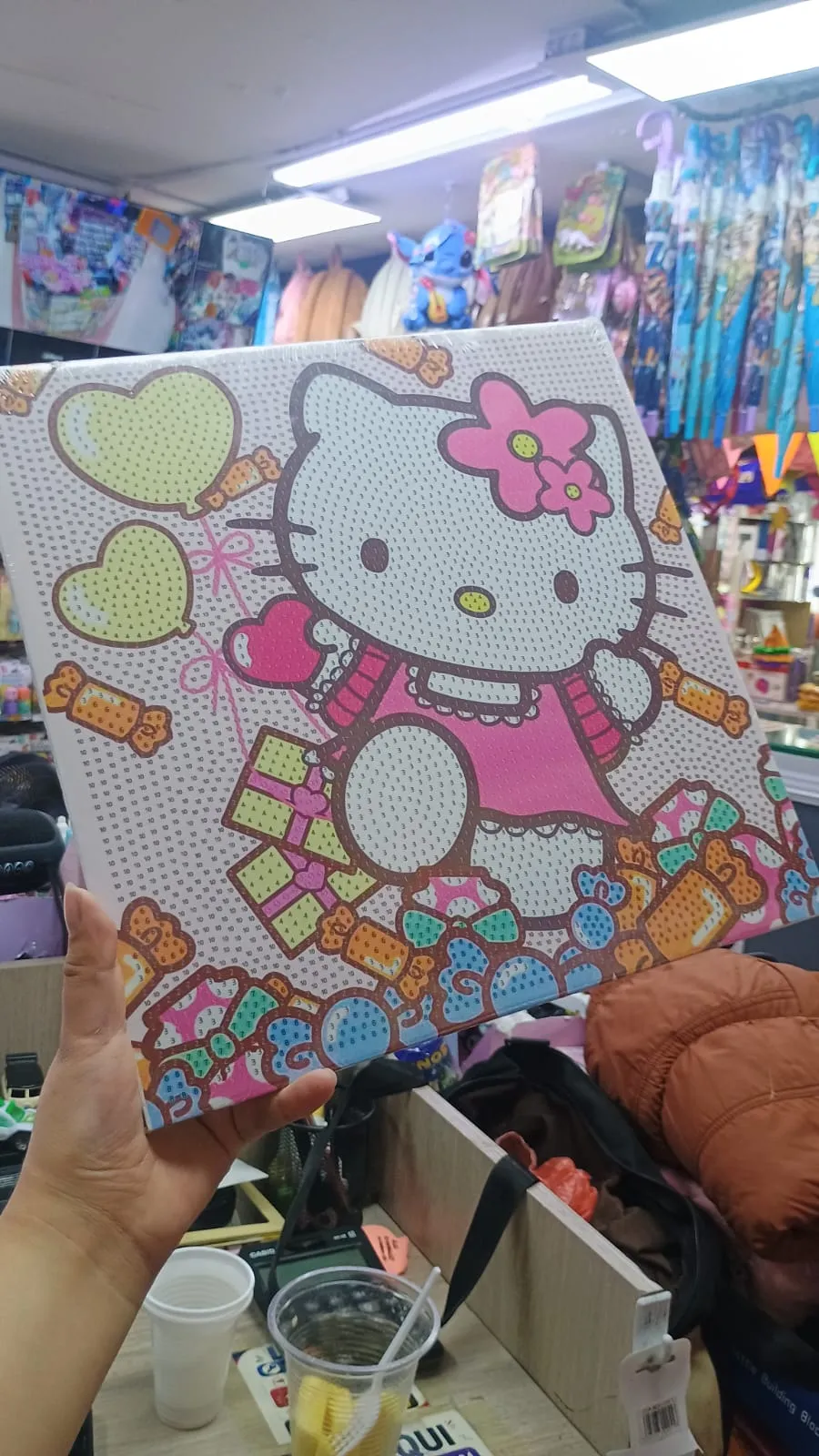 CUADRO DIAMANTE HELLO KITTY DULCES