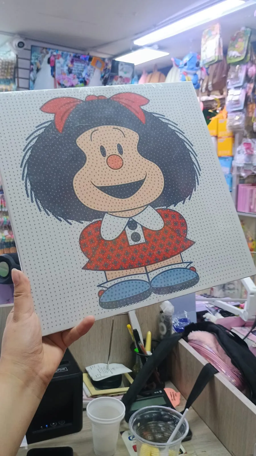 CUADRO DIAMANTE MAFALDA