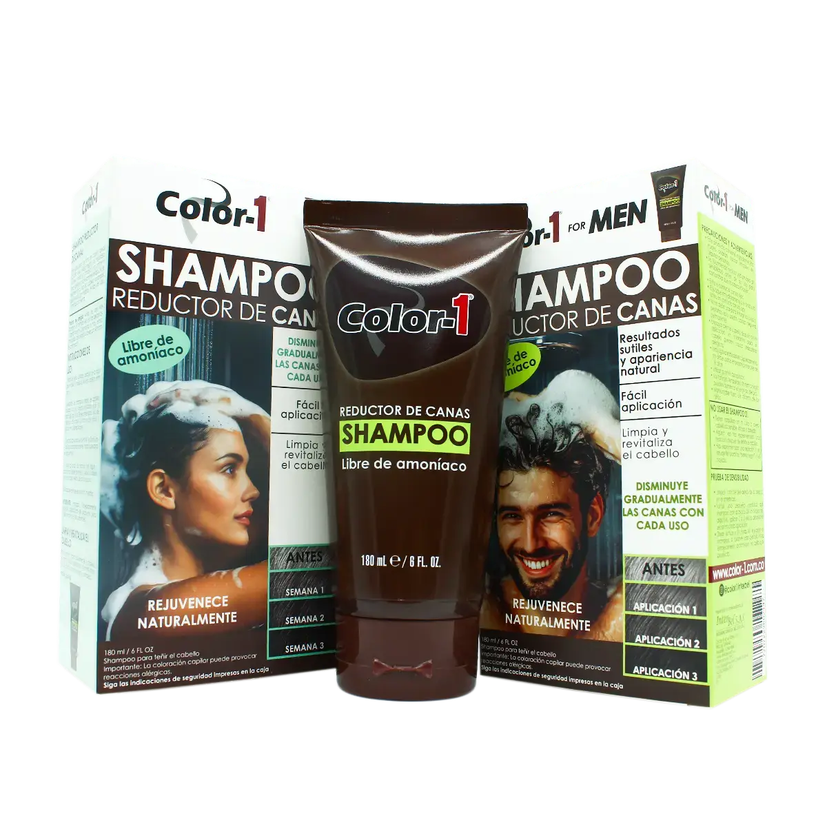 COLOR 1/SHAMPOO REDUCTOR DE CANAS 1
