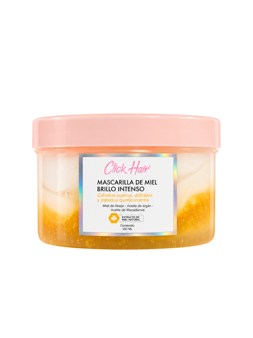 CLICK HAIR MASCARILLA DE MIEL BRILLO INTENSO 