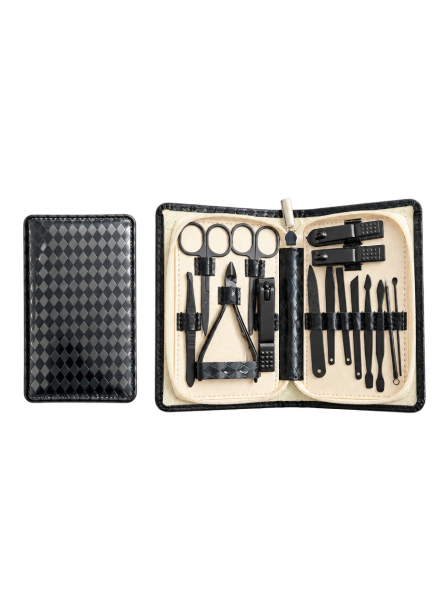 KIT DE MANICURE CARTERA GALVANIZADO 1